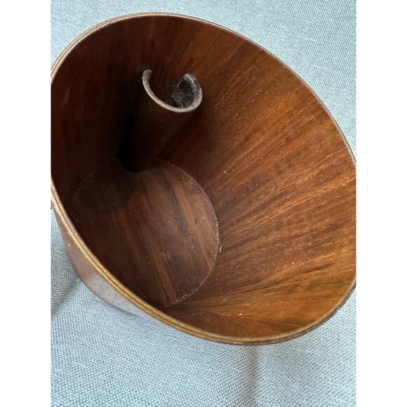 Mid Century Scandinavin Modern Rainbow Sweden Teak Bucket Nut Cracker Set wood - Picture 16 of 16